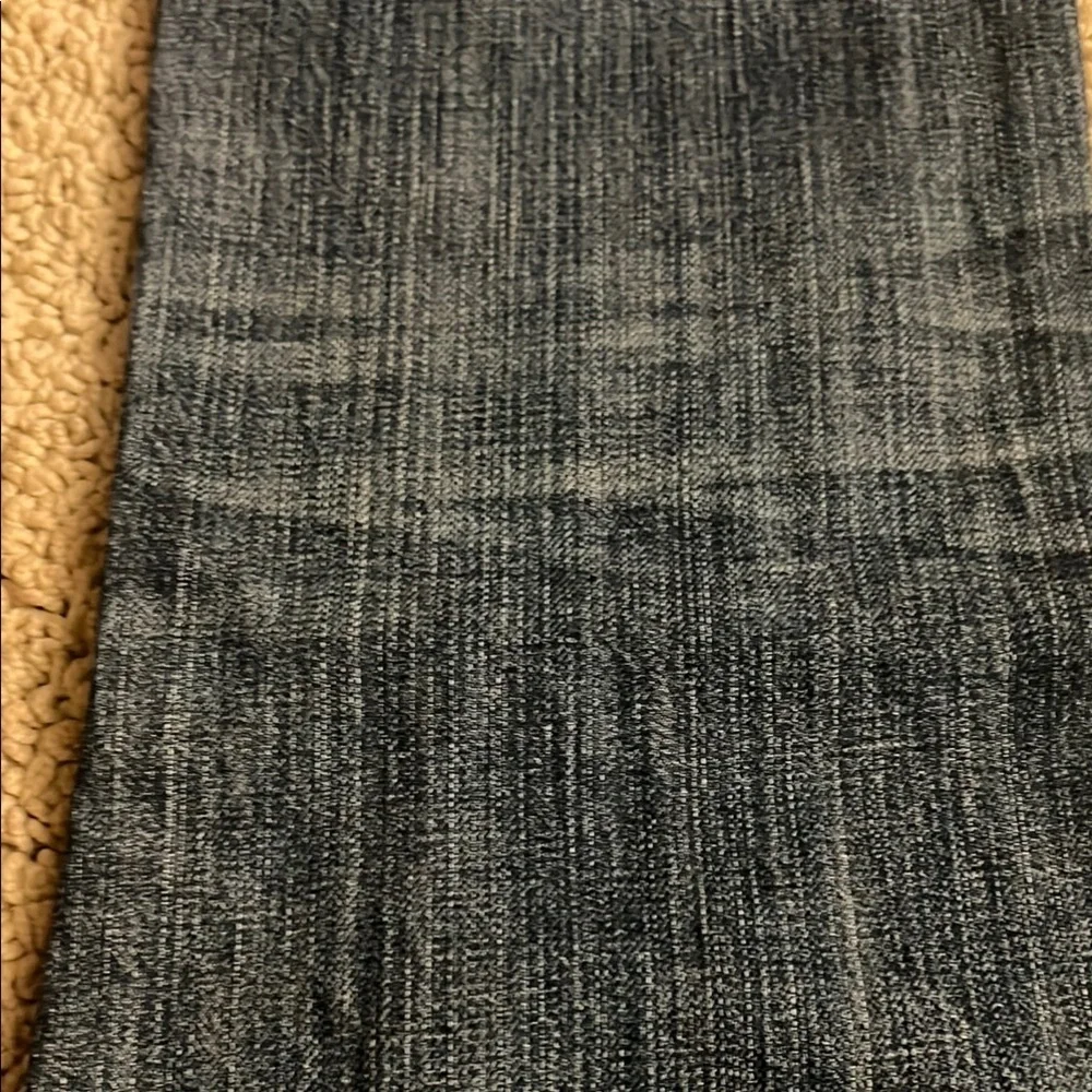 Abercrombie & Fitch Blue Straight Leg Jeans with Distressed Details 335